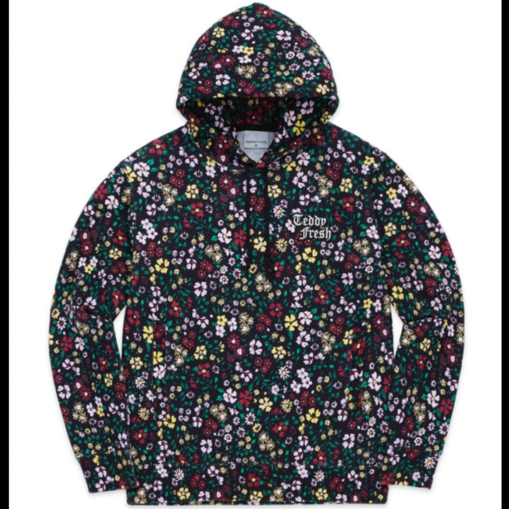 Teddy Fresh Grandma's Floral Hoodie
